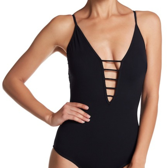 Athena Other - Athena Solid Black One Piece